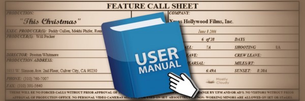 Intro to The Callsheet aka User Manual