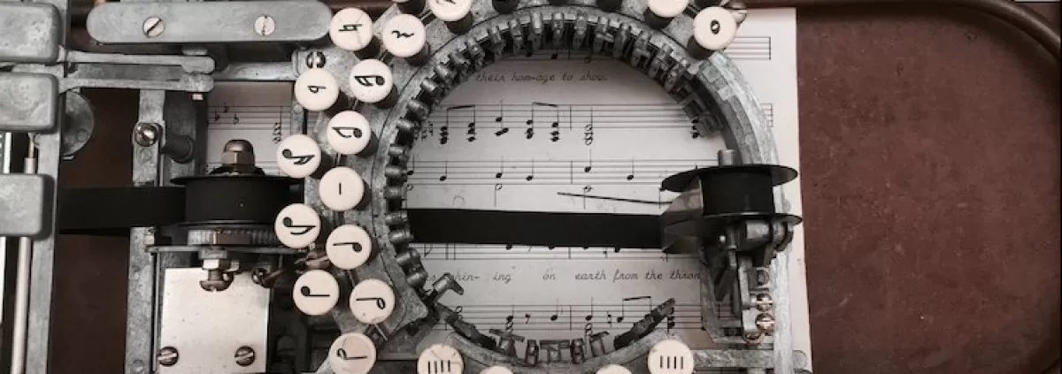 Keaton Music Typewriter from the 1950's